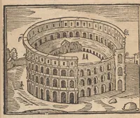 Picture 47 of 57 from Les merveilles de la ville de Rome : ou il est traictè des eglises, stations & reliques des corps saincts, qui y sont : auec la guide, qui enseigne aux estrangers à aysèment trouuer les choses plus remarquables de Rome : auec les noms de papes, empereurs & autres princes chrestiens ... (1637), leaf 151