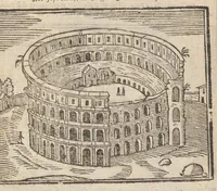 Picture 26 of 57 from Les merveilles de la ville de Rome : ou il est traictè des eglises, stations & reliques des corps saincts, qui y sont : auec la guide, qui enseigne aux estrangers à aysèment trouuer les choses plus remarquables de Rome : auec les noms de papes, empereurs & autres princes chrestiens ... (1637), leaf 86