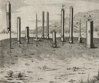 Picture 24 of 27 from Pratique de la guerre : contenant l'vsage de l'artillerie, bombes et mortiers, feux artificiels & petards, sappes & mines, ponts & pontons, tranchées & trauaux, auec l'ordre des assauts aux breches : ensemble vn traité des feux de joye (1650), leaf 252