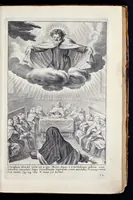 Picture 13 of 36 from Vitae S. Eliae prophetae, S. Mariae Magdalenae de Pazzi & S. Alberti Ordinis Beatissimae Virginis Mariae de Monte Carmelo, iconibus expressae quibus 40 aliae pulcherrimae ejusdem Ordinis sanctorum sanctarumque adjunctae sunt, leaf 96