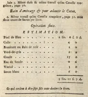 An illustration from Procès-verbal des opérations de teintures faites à Yvetot (1756)