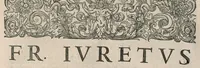 An illustration from D. Ivonis Carnotensis episcopi Opera omnia : in duas partes distributa, prior continet eximium illud decretorum, opus quod decretum Iuonis vulgò nuncupatur ... : posterior complectitur epistolas cum notis doctissimorum viroum Iureti & Soucheti canonic., sermones quibus additi duo ex MSS. Bibliothecae Regiae & Petauianae, et breue chronicon de regibus Francorum : ad haec omnia index copiosissimus : praefixa est huic operi vita authoris .. (1647)