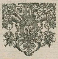 An illustration from D. Ivonis Carnotensis episcopi Opera omnia : in duas partes distributa, prior continet eximium illud decretorum, opus quod decretum Iuonis vulgò nuncupatur ... : posterior complectitur epistolas cum notis doctissimorum viroum Iureti & Soucheti canonic., sermones quibus additi duo ex MSS. Bibliothecae Regiae & Petauianae, et breue chronicon de regibus Francorum : ad haec omnia index copiosissimus : praefixa est huic operi vita authoris .. (1647)