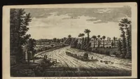 An illustration from A new display of the beauties of England, or, A description of the most elegant or magnificent public edifices, royal palaces, noblemen's and gentlemen's seats, and other curiosities, natural or artificial, in different parts of the kingdom : adorned with a variety of copper plate cuts, neatly engraved (1776)