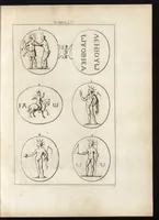 Picture 5 of 30 from Ioannis Macarii canonici ariensis Abraxas, seu, Apistopistus : quae est antiquaria de gemmis basilidianis disquisitio : accedit Abraxas proteus, seu multiformis gemmae basilidianae portentosa varietas (1657), leaf 66