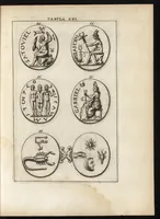 Picture 17 of 30 from Ioannis Macarii canonici ariensis Abraxas, seu, Apistopistus : quae est antiquaria de gemmis basilidianis disquisitio : accedit Abraxas proteus, seu multiformis gemmae basilidianae portentosa varietas (1657), leaf 86