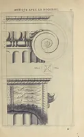 An illustration from Parallèle de l'architectvre antiqve et de la moderne : avec vn recveil des dix principavx avtevrs qui ont écrit des cinq ordres : sçavoir Palladio et Scamozzi, Serlio et Vignola, D. Barbaro et Cataneo, L.B. Alberti et Viola, Bvllant et De Lorme .. (1650)