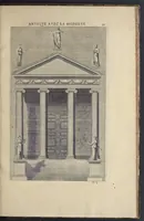 An illustration from Parallèle de l'architectvre antiqve et de la moderne : avec vn recveil des dix principavx avtevrs qui ont écrit des cinq ordres : sçavoir Palladio et Scamozzi, Serlio et Vignola, D. Barbaro et Cataneo, L.B. Alberti et Viola, Bvllant et De Lorme .. (1650)