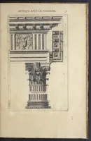 Picture 29 of 44 from Parallèle de l'architectvre antiqve et de la moderne : avec vn recveil des dix principavx avtevrs qui ont écrit des cinq ordres : sçavoir Palladio et Scamozzi, Serlio et Vignola, D. Barbaro et Cataneo, L.B. Alberti et Viola, Bvllant et De Lorme .. (1650), leaf 86