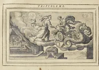An illustration from Les Metamorphoses d'Ouide : de nouueau traduites en françois, et enrichies de figures chacune selon son subiet : avec XV discours, contenans l'explication morale des fables (1621)