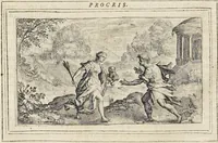 Picture 12 of 28 from Les Metamorphoses d'Ouide : de nouueau traduites en françois, et enrichies de figures chacune selon son subiet : avec XV discours, contenans l'explication morale des fables (1621), leaf 211