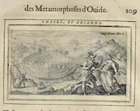 An illustration from Les Metamorphoses d'Ouide : de nouueau traduites en françois, et enrichies de figures chacune selon son subiet : avec XV discours, contenans l'explication morale des fables (1621)