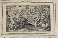 Picture 1 of 28 from Les Metamorphoses d'Ouide : de nouueau traduites en françois, et enrichies de figures chacune selon son subiet : avec XV discours, contenans l'explication morale des fables (1621), leaf 24