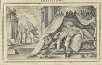 Picture 15 of 28 from Les Metamorphoses d'Ouide : de nouueau traduites en françois, et enrichies de figures chacune selon son subiet : avec XV discours, contenans l'explication morale des fables (1621), leaf 245