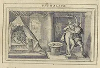 Picture 17 of 28 from Les Metamorphoses d'Ouide : de nouueau traduites en françois, et enrichies de figures chacune selon son subiet : avec XV discours, contenans l'explication morale des fables (1621), leaf 286