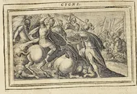 Picture 21 of 28 from Les Metamorphoses d'Ouide : de nouueau traduites en françois, et enrichies de figures chacune selon son subiet : avec XV discours, contenans l'explication morale des fables (1621), leaf 335