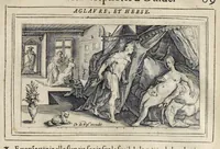 Picture 4 of 28 from Les Metamorphoses d'Ouide : de nouueau traduites en françois, et enrichies de figures chacune selon son subiet : avec XV discours, contenans l'explication morale des fables (1621), leaf 86