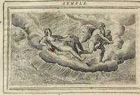 An illustration from Les Metamorphoses d'Ouide : de nouueau traduites en françois, et enrichies de figures chacune selon son subiet : avec XV discours, contenans l'explication morale des fables (1621)