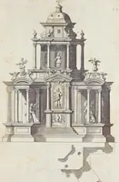 Picture 24 of 25 from Li cinque libri di architettura di Gio. Battista Montani Milanese (1691), leaf 128