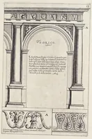 An illustration from Li cinque libri di architettura di Gio. Battista Montani Milanese (1691)
