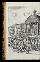 Picture 4 of 31 from Historica narratio profectionis et inavgvrationis serenissimorvm Belgii principvm Alberti et Isabellæ, Avstriæ archidvcvm : et eorum optatissimi in Belgium aduentus, rerumque gestarum et memorabilium, gratulationum, apparatuum, et spectaculorum in ipsorum susceptione et inavgvratione hactenus editorum accurata descriptio (1602), leaf 185
