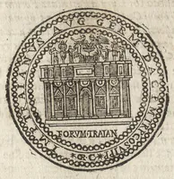 Picture 7 of 25 from Ritratto di Roma antica : formato nuouamente : con le auttorità, di Bartolomeo Marliani, del P. Alessandro Donati, di Famiano Nardini, e d'altri celebri antiquarij, accennati nell' epistola al lettore : nel quale, si descriuono gli archi, aquedotti, basiliche ... & altri edificij Romani : adornato di moltissime figure in rame, di varie medaglie, e di curiose notitie istoriche (1689), leaf 203