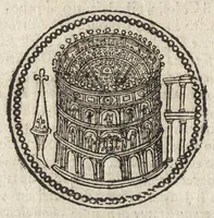 Picture 9 of 25 from Ritratto di Roma antica : formato nuouamente : con le auttorità, di Bartolomeo Marliani, del P. Alessandro Donati, di Famiano Nardini, e d'altri celebri antiquarij, accennati nell' epistola al lettore : nel quale, si descriuono gli archi, aquedotti, basiliche ... & altri edificij Romani : adornato di moltissime figure in rame, di varie medaglie, e di curiose notitie istoriche (1689), leaf 213