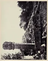 An illustration from Tree and serpent worship, or, Illustrations of mythology and art in India in the first and fourth centuries after Christ : from the sculptures of the Buddhist topes at Sanchi and Amravati (1868)