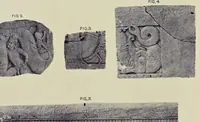 An illustration from Tree and serpent worship, or, Illustrations of mythology and art in India in the first and fourth centuries after Christ : from the sculptures of the Buddhist topes at Sanchi and Amravati (1868)