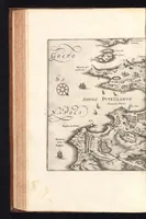 An illustration from Topographia Italiæ : das ist, warhaffte und curiöse Beschreibung von gantz Italien, ... deme beygefügt eine kurtze und aussführliche Beschreibung derer im Königreich Morea befinden vornehmsten Städte und Plätze ... alles auss denem bewährtesten, alten und neuen Scribenten, mit netten Kupffer-Abbildungen aller hauptsächlichsten Städte, Fürstl. und anderer Palläste wie auch accuraten und künstlichen Land-Karten aussgefertiget und zumersten mal heraus gegeben : nebst einem vollständigen Register (1688)