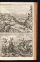 An illustration from Topographia Italiæ : das ist, warhaffte und curiöse Beschreibung von gantz Italien, ... deme beygefügt eine kurtze und aussführliche Beschreibung derer im Königreich Morea befinden vornehmsten Städte und Plätze ... alles auss denem bewährtesten, alten und neuen Scribenten, mit netten Kupffer-Abbildungen aller hauptsächlichsten Städte, Fürstl. und anderer Palläste wie auch accuraten und künstlichen Land-Karten aussgefertiget und zumersten mal heraus gegeben : nebst einem vollständigen Register (1688)