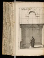 An illustration from Algemeen middel tot de practijck der doorzight-kunde op tafereelen : of regel-lose buytengedaenten : mitsgaders eenige bezonderheden, nopende dees kunst, en die der plaet-snijdingh (1664)