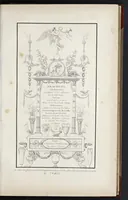 An illustration from Fragmens d'architecture, sculpture et peinture, dans le style antique : ouvrage dans lequel on trouvera toutes sortes de détails relatifs à la décoration intérieure et extérieure des édifices : composés ou recueillis, et gravés au trait (1804)