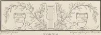 Picture 13 of 59 from Fragmens d'architecture, sculpture et peinture, dans le style antique : ouvrage dans lequel on trouvera toutes sortes de détails relatifs à la décoration intérieure et extérieure des édifices : composés ou recueillis, et gravés au trait (1804), leaf 42