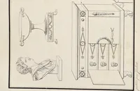 An illustration from Fragmens d'architecture, sculpture et peinture, dans le style antique : ouvrage dans lequel on trouvera toutes sortes de détails relatifs à la décoration intérieure et extérieure des édifices : composés ou recueillis, et gravés au trait (1804)