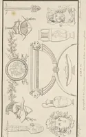 An illustration from Fragmens d'architecture, sculpture et peinture, dans le style antique : ouvrage dans lequel on trouvera toutes sortes de détails relatifs à la décoration intérieure et extérieure des édifices : composés ou recueillis, et gravés au trait (1804)