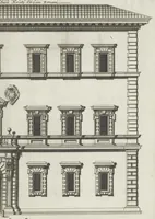 Picture 30 of 33 from Palatiorum Romanorum à celeberrimis sui aevi architectis erectorum pars prima[-tertia] (1694), leaf 116