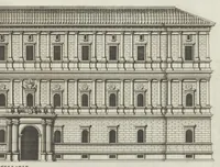 Picture 32 of 33 from Palatiorum Romanorum à celeberrimis sui aevi architectis erectorum pars prima[-tertia] (1694), leaf 124