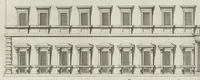 An illustration from Palatiorum Romanorum à celeberrimis sui aevi architectis erectorum pars prima[-tertia] (1694)