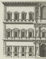 Picture 14 of 33 from Palatiorum Romanorum à celeberrimis sui aevi architectis erectorum pars prima[-tertia] (1694), leaf 57