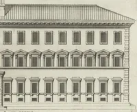 Picture 19 of 33 from Palatiorum Romanorum à celeberrimis sui aevi architectis erectorum pars prima[-tertia] (1694), leaf 70