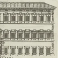 Picture 20 of 33 from Palatiorum Romanorum à celeberrimis sui aevi architectis erectorum pars prima[-tertia] (1694), leaf 74