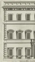 An illustration from Palatiorum Romanorum à celeberrimis sui aevi architectis erectorum pars prima[-tertia] (1694)