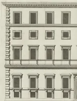 Picture 23 of 33 from Palatiorum Romanorum à celeberrimis sui aevi architectis erectorum pars prima[-tertia] (1694), leaf 91