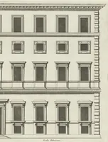 Picture 24 of 33 from Palatiorum Romanorum à celeberrimis sui aevi architectis erectorum pars prima[-tertia] (1694), leaf 92