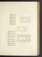 An illustration from L'architettura antica descritta e dimostrata coi monumenti ... : opera divisa in tre sezioni risguardanti la storia, la teorica, e le pratiche dell' architettura egiziana, greca e romana (1830)