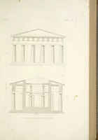 An illustration from L'architettura antica descritta e dimostrata coi monumenti ... : opera divisa in tre sezioni risguardanti la storia, la teorica, e le pratiche dell' architettura egiziana, greca e romana (1830)
