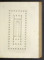 An illustration from L'architettura antica descritta e dimostrata coi monumenti ... : opera divisa in tre sezioni risguardanti la storia, la teorica, e le pratiche dell' architettura egiziana, greca e romana (1830)