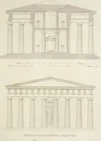 An illustration from L'architettura antica descritta e dimostrata coi monumenti ... : opera divisa in tre sezioni risguardanti la storia, la teorica, e le pratiche dell' architettura egiziana, greca e romana (1830)