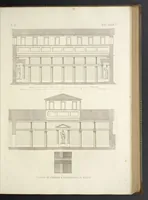 An illustration from L'architettura antica descritta e dimostrata coi monumenti ... : opera divisa in tre sezioni risguardanti la storia, la teorica, e le pratiche dell' architettura egiziana, greca e romana (1830)